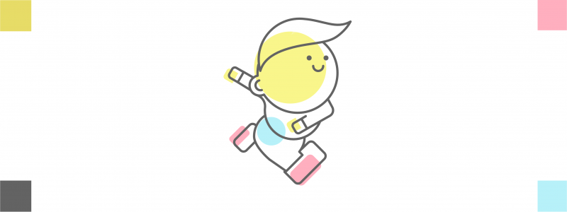 Icon Design: Liniensymbole mit Farbformen